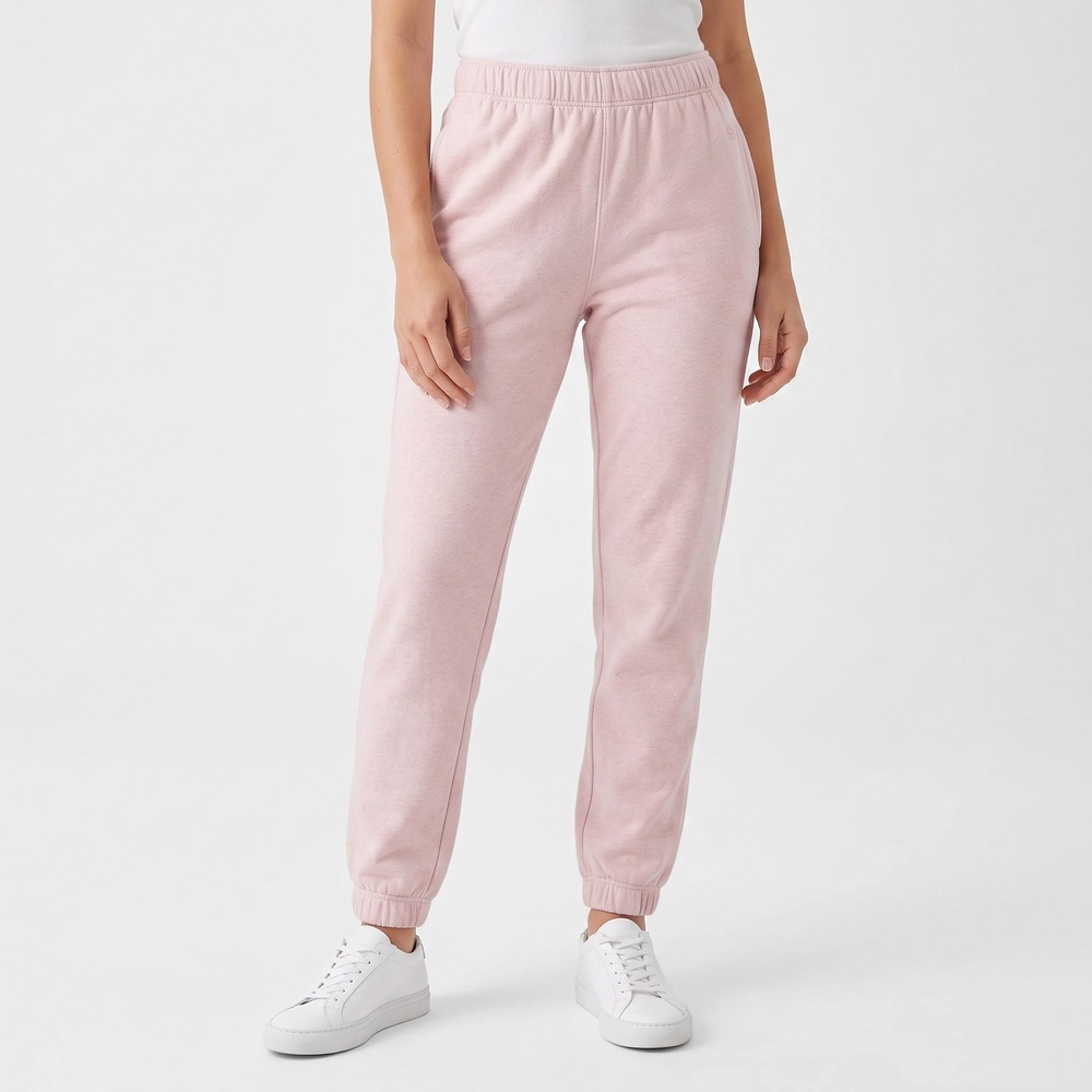 Hollister Sweatpants Womens S Fleece Joggers Light Pink Elastic Waist Excellent